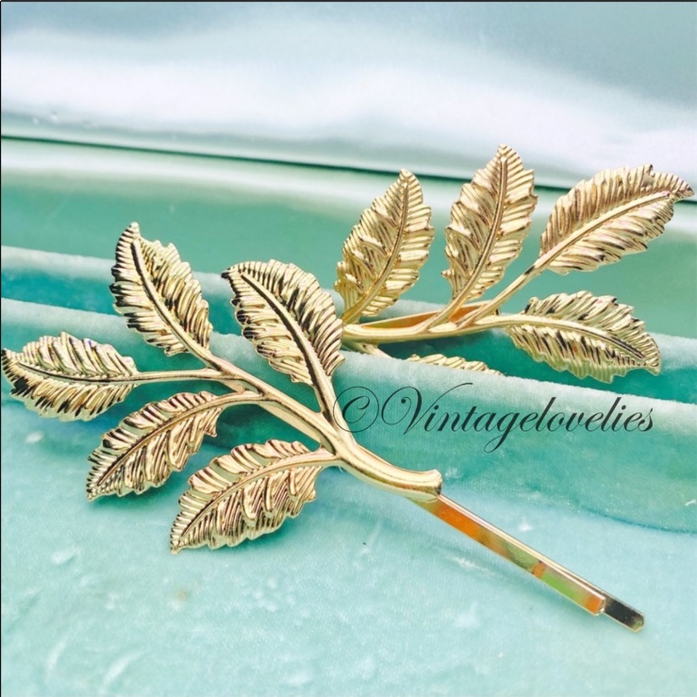 Modcloth woodland leaf branch hair pins